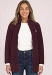 Fellimitatjacke STREET ONE, Damen, Gr. 34, rustic rouge, Pl&uuml;sch, Vorderseite: 100%