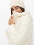 Steppjacke BRAX "Style TARA", Damen, Gr. 38, wei&szlig; (hellbeige), Web, 100%...