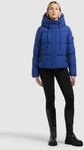 Steppjacke KHUJO "ENITS2 MATT", Damen, Gr. XS, blau (indigo), Web, 100% Polyester,