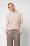 Pullunder MONARI "Pullunder Basic Chenille", Damen, Gr. 36, rosa (rosewater), Strick,