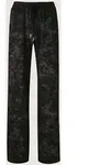 Jogg-Bermudas MADELEINE "Hose Bedruckte Schlupfhose mit Tunnelzug", Damen, Gr. 36,