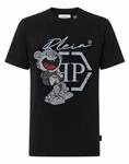T-Shirt PHILIPP PLEIN "Money", Herren, Gr. S, schwarz (02, schwarz), Obermaterial: