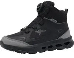 Sneaker KANGAROOS "K-CLD Krass Mid FX", M&auml;dchen, Gr. 36, w&auml;rmend, dk navy, lime,
