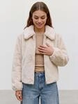 Vero Moda Fellimitatjacke "VMSOLAIMA SHORT JACKET NOOS" Kunstfaser, Fellimitat