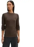 Langarmshirt MARC O'POLO "mit gerafften Seitenn&auml;hten", Damen, Gr. XS, schwarz (stone