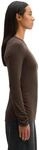 Langarmshirt MARC O'POLO "mit gerafften Seitenn&auml;hten", Damen, Gr. XS, schwarz (stone