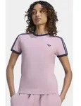 T-Shirt ADIDAS ORIGINALS "3S TEE SLIM", Damen, Gr. XXL, magmau, nindig,...