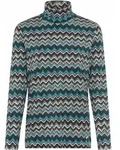 Sweatshirt BRAX "Style CARINA L", Damen, Gr. 36, bunt (t&uuml;rkis), 47% Baumwolle,...