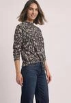 STREET ONE Langarmshirt mit Leomuster