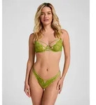 Hipster HUNKEM&Ouml;LLER "Open Bum Brazilian Zara", Damen, Gr. XS, gr&uuml;n, 73% Polyamid,