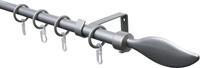 GARDINIA Gardinenstange "Set Metall" 1 l&auml;ufig-l&auml;ufig ausziehbar 1-Lauf