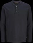 Jack & Jones Langarmshirt "JPRBLUASHER LS HENLEY TEE" Baumwolle, regular fit