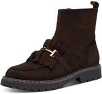 Tamaris Stiefelette Blockabsatz, Boots mit trendigen Fransen und Quasten