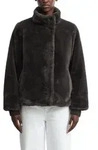 Comma Pl&uuml;schjacke Pl&uuml;schjacke, mit Stehkragen