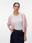 Strickjacke VERO MODA "VMMAYBE 2/4 OPEN CARDIGAN NOOS", Damen, Gr. XS, parfait pink,