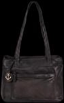 HARBOUR 2nd Shopper Damen Schultertasche, Umh&auml;ngetasche mit dekorativem...