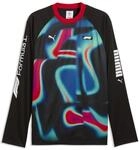 T-Shirt PUMA "F1 Lifestyle Vegas Langarmshirt Herren", Herren, Gr. S, pop rot,