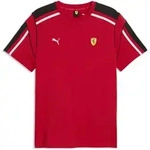 T-Shirt PUMA "Ferrari MT7 T-Shirt Herren", Herren, Gr. S, rot (rosso corsa rot),