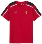 T-Shirt PUMA "Ferrari MT7 T-Shirt Herren", Herren, Gr. S, rot (rosso corsa rot),