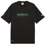 T-Shirt PUMA "F1 Lifestyle Vegas Relaxed T-Shirt Herren", Herren, Gr. S, schwarz,