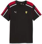 T-Shirt PUMA "Ferrari MT7 T-Shirt Herren", Herren, Gr. S, schwarz, Obermaterial: 100%