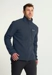Outdoorjacke JACK WOLFSKIN "WILD WINDS JKT M", Herren, Gr. S, blau (midnight sky),