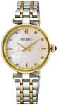 Quarzuhr SEIKO, gold (silbergoldfarben, perlmuttfarben), Armbanduhren, Damen,