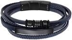Armband LOTUS "Iron Road", blau (dunkelblau, schwarz, edelstahlfarben),...