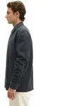 Sweatjacke MARC O'POLO "aus reiner Bio-Baumwolle", Herren, Gr. S, schwarz (peppercorn