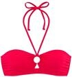 s.Oliver Bandeau-Bikini-Top "Beverly" mit kontrastfarbigem Zierring