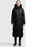 Steppmantel KHUJO "DESTINY2", Damen, Gr. XS, schwarz, Web, 100% Polyurethan, leicht