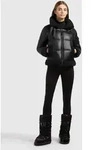 Steppjacke KHUJO "GHALIA", Damen, Gr. XS, schwarz, Web, 100% Nylon, gl&auml;nzend,