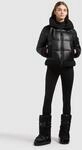 Steppjacke KHUJO "GHALIA", Damen, Gr. XS, schwarz, Web, 100% Nylon, gl&auml;nzend,