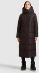 Steppmantel KHUJO "SOULANI6", Damen, Gr. XS, braun (chocolate chip), Web, 100%