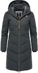 Wintermantel RAGWEAR "Rebelka", Damen, Gr. XS (34), grau (dunkelgrau),
