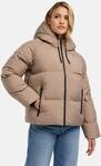 Winterjacke NAVAHOO "Petit-Puffy 14", Damen, Gr. M (38), beige (taupe grau),