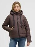 Winterjacke SOCCX, Damen, Gr. XS, braun (schwarz coffee), Steppware, Material