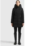 Steppmantel KHUJO "CORPY", Damen, Gr. XS, schwarz, Web, 100% Polyester, leicht