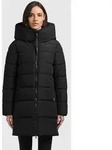 Steppjacke KHUJO "GRIMES", Damen, Gr. XS, schwarz, Web, Obermaterial: 100% Polyester.