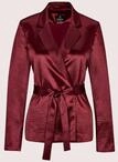 MADELEINE Jackenblazer "Blazer Edler Satinblazer mit Bindeband"