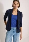 Kurzblazer CECIL, Damen, Gr. L (42), blau (urban dunkelblau), Stoff, 74% Viskose, 24%