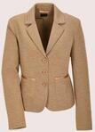 MADELEINE Jackenblazer "Jerseyblazer Kurzblazer mit Wabenmuster" Strukturjersey