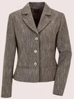 Jackenblazer MADELEINE "Kurzblazer Taillierter Businessblazer mit Reverskragen",
