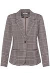 Blusenblazer FRANSA "Damen Blazer FRBABETT", Damen, Gr. M, rot (hot fudge with pink