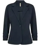Blusenblazer SOYACONCEPT "Soya Concept Blazer SC-SIHAM 97", Damen, Gr. M, blau...