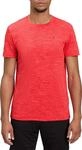 T-Shirt ENERGETICS "He.-T-Shirt Telly II SS M", Herren, Gr. S, rot (melange, rot, rot