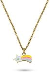Kette mit Anh&auml;nger S.OLIVER "Schmuck Geschenk Edelstahl Halskette The Shooting Star,