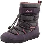 Lurchi Barfu&szlig;schuh "Jace 1 Barefoot-TEX" Winterboots mit Kontrastbes&auml;tzen,