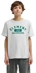 T-Shirt ELEMENT "Home Team", Kinder, Gr. 14(155-164cm), wei&szlig; (mid grau...
