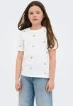 T-Shirt KIDS ONLY "KOGKETTY LIFE S/S O-NECK TOP JRS NOOS", M&auml;dchen, Gr. 110/116,